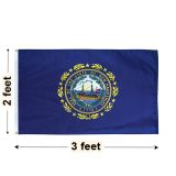 2'x3' New Hampshire Nylon Outdoor Flag